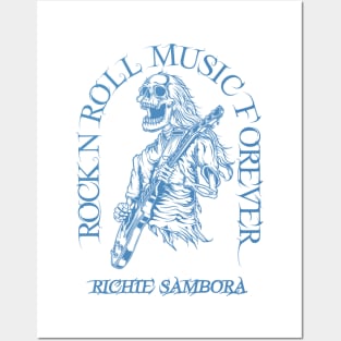 Richie Sambora /// Skeleton GUITAR PLAYER Posters and Art